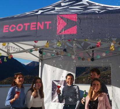 Ecotent® folding gazebo: weatherproof at events